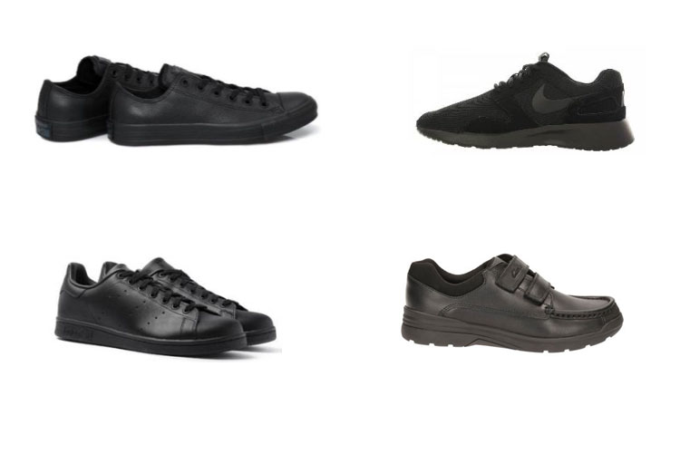 Acceptable footwear for school