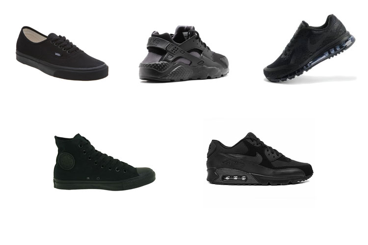 Not acceptable school footwear